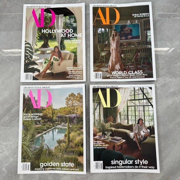 Architectural Digest The International Design Authority 4 Magazine Bundle - Picture 1 of 16